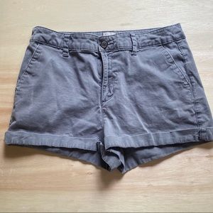 A New Day-Womens Size 6, High Rise Stretch Shorts, Grey- A New Day